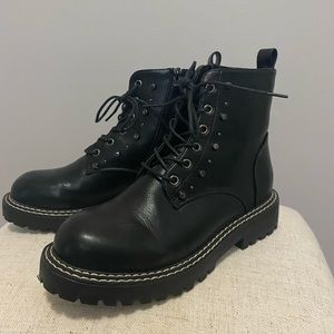 Black Chunky Combat boots